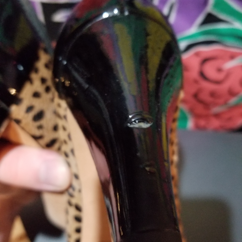 Coach poppy leopard calf hair pumps 7.5 - Picture 6 of 6